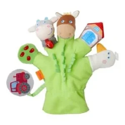 Haba Spielhandschuh Bauernhof In Grün