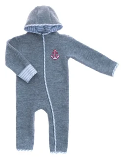 Overall In Grau/ Hellblau