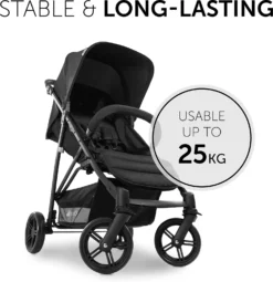 HAUCK Buggy Rapid 4, Black -Baby Kleidung hauck buggy rapid 4 black 9