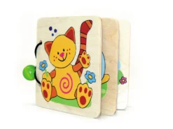 Holzbilderbuch "Tiere" In Bunt