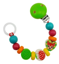 Schnullerkette "Waldtiere" In Bunt
