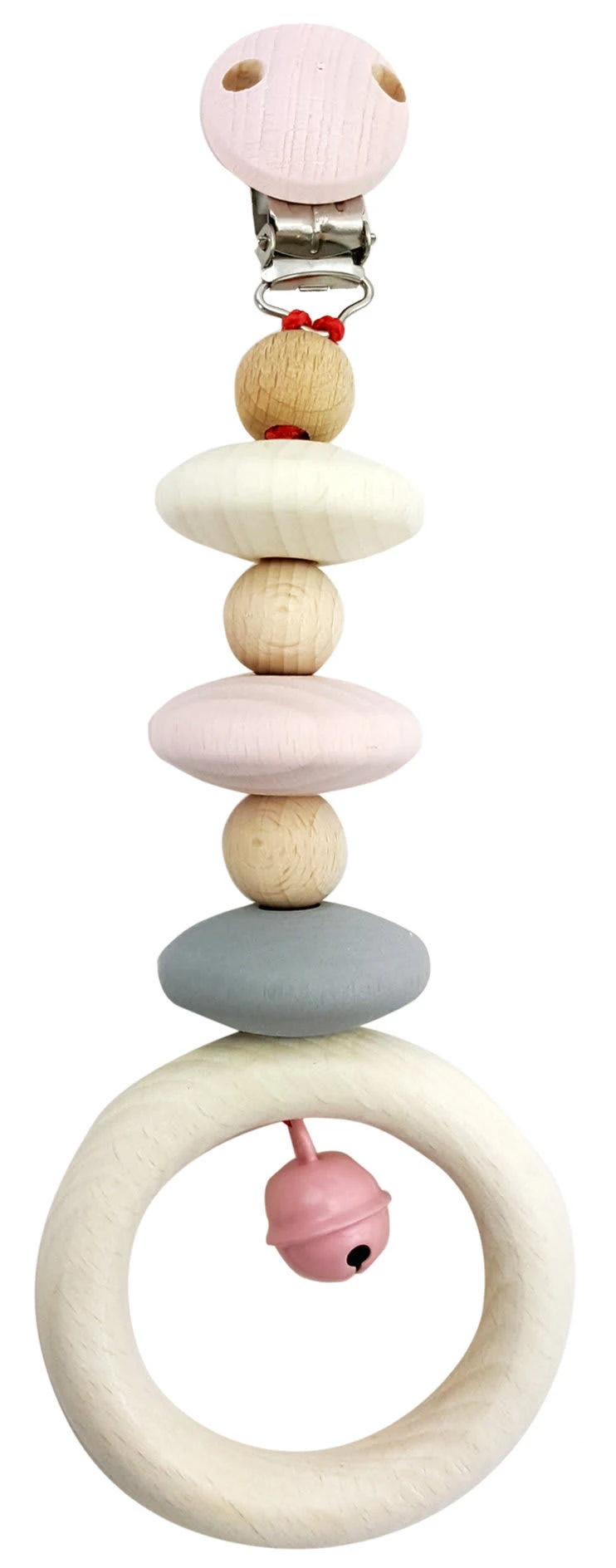 Wagenhänger In Natur/Rosa 1 Wagenhänger In Natur/Rosa