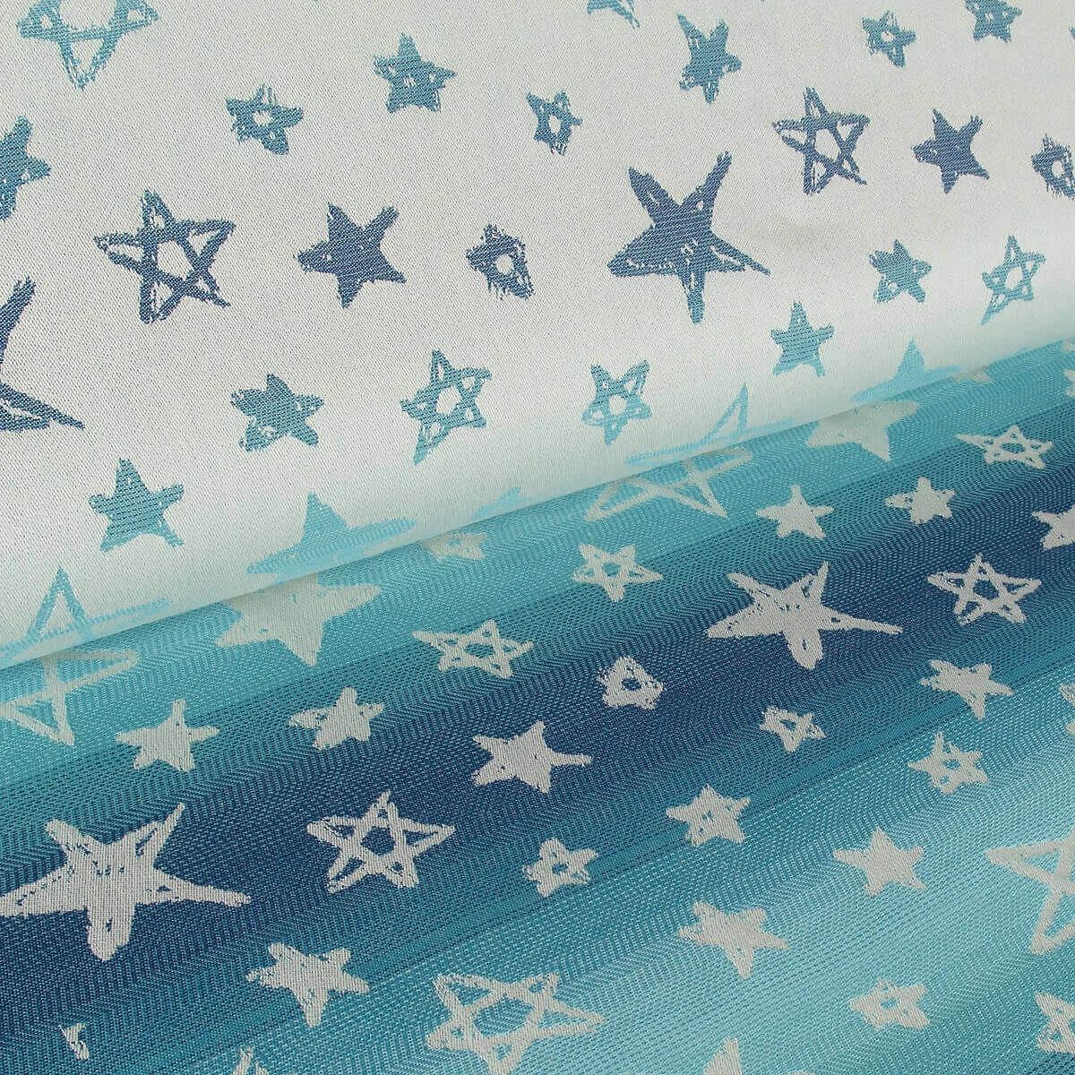 Babytragetuch Tragetuch KbA-Qualität Singapur Blue 3 Babytragetuch Tragetuch KbA-Qualität Singapur Blue – Bild 3