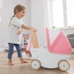 Puppenwagen "Cozy Cactus" Aus Holz Mit Faltbarem Verdeck 2550 -Baby Kleidung howa puppenwagen cozy cactus aus holz mit faltbarem verdeck 2550 2