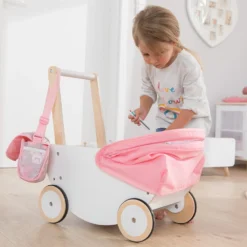 Puppenwagen "Cozy Cactus" Aus Holz Mit Faltbarem Verdeck 2550 -Baby Kleidung howa puppenwagen cozy cactus aus holz mit faltbarem verdeck 2550 3