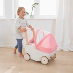 Puppenwagen "Cozy Cactus" Aus Holz Mit Faltbarem Verdeck 2550 -Baby Kleidung howa puppenwagen cozy cactus aus holz mit faltbarem verdeck 2550 4