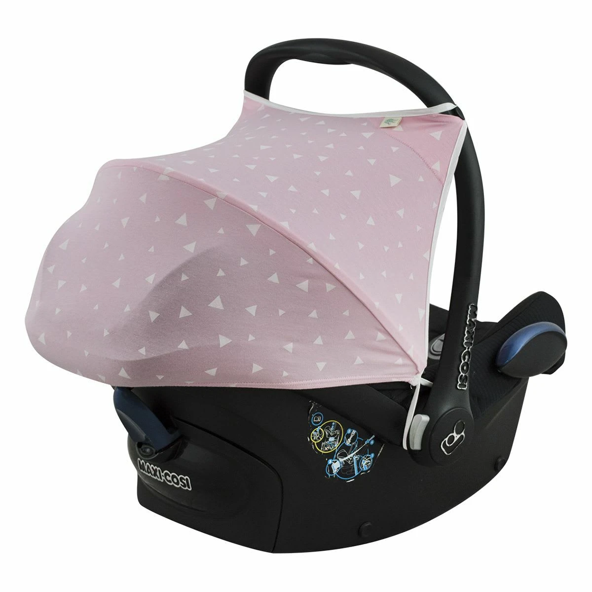 Haube Kompatibel Mit Maxi Cosi Cabriofix In Pink Sparkles 1 Haube Kompatibel Mit Maxi Cosi Cabriofix In Pink Sparkles