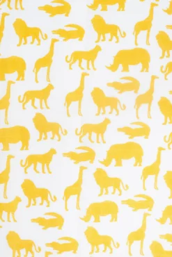 Jollein Mulltücher Safari 2er Set, Hydrophil, Senfgelb, 115 X 115 Cm -Baby Kleidung jollein mulltucher safari 2er set hydrophil senfgelb 115 x 115 cm 4