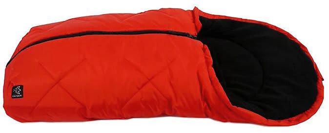 Fleece Kuschelsäckchen Für Babyschale Und Kinderwagen, Rot 3 Fleece Kuschelsäckchen Für Babyschale Und Kinderwagen, Rot – Bild 3