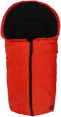 Fleece Kuschelsäckchen Für Babyschale Und Kinderwagen, Rot