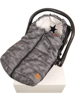 Kuschelsack "Anny" In Grau - (L)77 X (B)43 Cm -Baby Kleidung kaiser naturfellprodukte kuschelsack anny in grau l 77 x b 43 cm 2