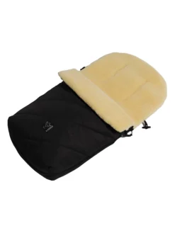Lammfell-Fußsack "Polar" In Schwarz - (L)85 X (B)43 Cm -Baby Kleidung kaiser naturfellprodukte lammfell fusssack polar in schwarz l 85 x b 43 cm 2