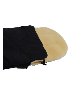 Lammfell-Fußsack "Polar" In Schwarz - (L)85 X (B)43 Cm -Baby Kleidung kaiser naturfellprodukte lammfell fusssack polar in schwarz l 85 x b 43 cm 4