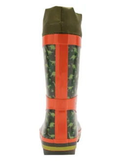 KangaRoos Gummistiefel In Khaki/ Orange -Baby Kleidung kangaroos gummistiefel in khaki orange 4