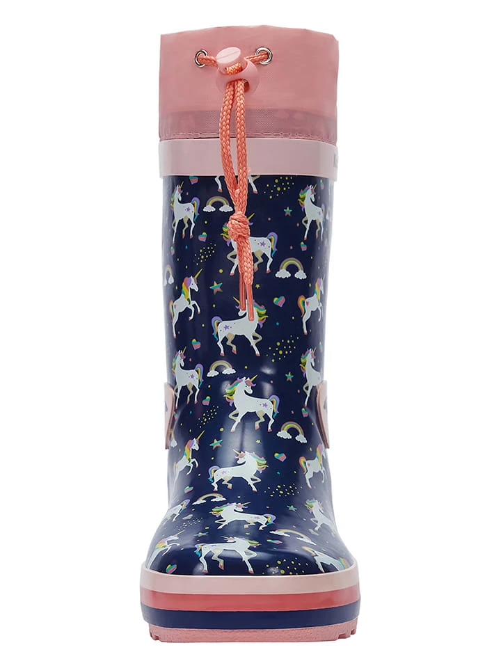 KangaRoos Gummistiefel "Summerrain" In Dunkelblau/ Rosa 2 KangaRoos Gummistiefel "Summerrain" In Dunkelblau/ Rosa – Bild 2