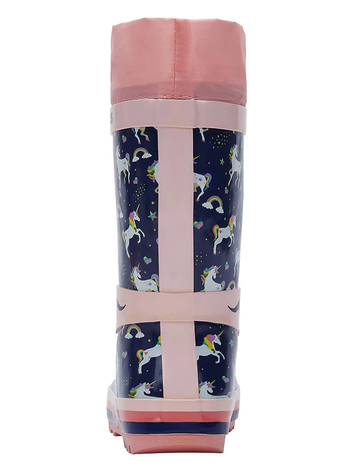 KangaRoos Gummistiefel "Summerrain" In Dunkelblau/ Rosa 3 KangaRoos Gummistiefel "Summerrain" In Dunkelblau/ Rosa – Bild 3