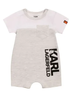 Karl Lagerfeld Kids Spieler In Grau/ Weiß