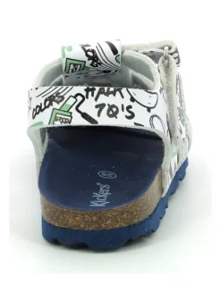 Kickers Halbsandalen "Summertan" In Weiß/ Schwarz -Baby Kleidung kickers halbsandalen summertan in weiss schwarz 4