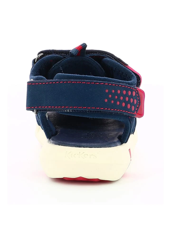 Kickers Leder-Halbsandalen "Jumage" In Dunkelblau 5 Kickers Leder-Halbsandalen "Jumage" In Dunkelblau – Bild 5