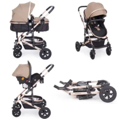 Kinderwagen 3 In 1 Amaia In Natur -Baby Kleidung kikkaboo kinderwagen 3 in 1 amaia in natur 3