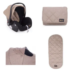 Kinderwagen 3 In 1 Amaia In Natur -Baby Kleidung kikkaboo kinderwagen 3 in 1 amaia in natur 4
