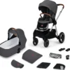 Kinderkraft Kinderwagen EVERYDAY 2in1, Grau/anthrazit