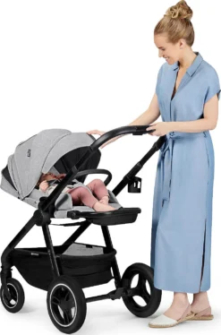 Kinderkraft Kinderwagen EVERYDAY 2in1, Grau/anthrazit -Baby Kleidung kinderkraft kinderwagen everyday 2in1 grau anthrazit 4