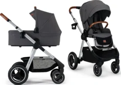 Kinderkraft Kinderwagen EVERYDAY 2in1, Grau/anthrazit -Baby Kleidung kinderkraft kinderwagen everyday 2in1 grau anthrazit 5