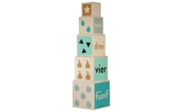 Holz-Stapelturm In Tier-Design -Baby Kleidung kindsgut holz stapelturm in tier design 7