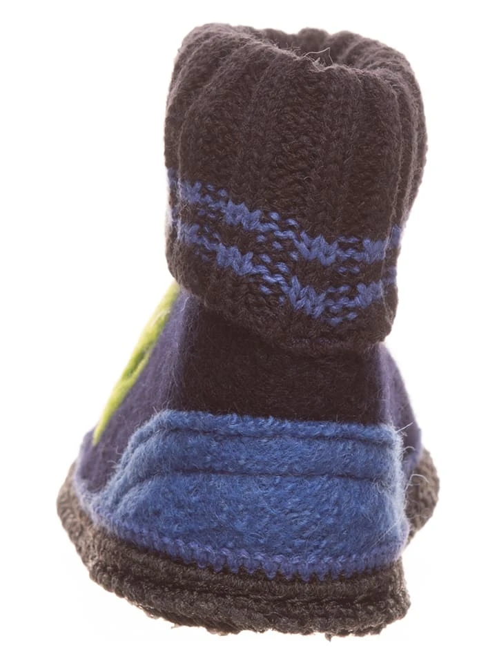 Hausschuhe "Alien" In Dunkelblau 3 Hausschuhe "Alien" In Dunkelblau – Bild 3