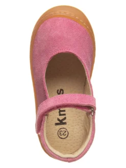 Leder-Spangenballerinas In Rosa -Baby Kleidung kmins leder spangenballerinas in rosa 3