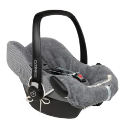 Babyschalenbezug 0+ 3 Punkte Antwerp In Grau