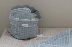 Feuchttücherbezug Antwerp In Blau -Baby Kleidung koeka feuchttucherbezug antwerp in blau 3