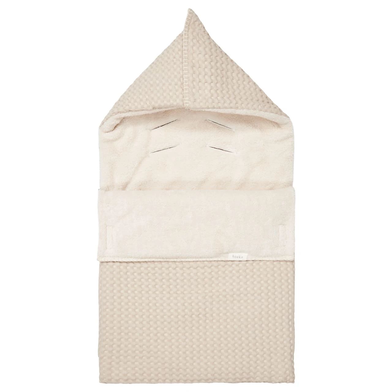 Fußsack 0+ 3 Punkte Plüsch Oslo In Sand/Kiesel 1 Fußsack 0+ 3 Punkte Plüsch Oslo In Sand/Kiesel