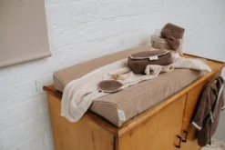 Wickelauflagenbezug Vik In Altes Rosa -Baby Kleidung koeka wickelauflagenbezug vik in altes rosa 2