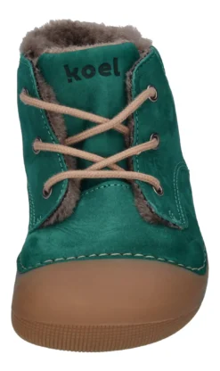 Lauflernschuhe AVA BIO NUBUK LAMBSWOOL In Grün -Baby Kleidung koel lauflernschuhe ava bio nubuk lambswool in grun 2