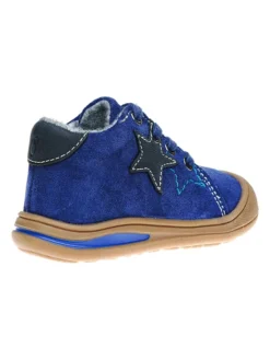 Leder-Sneakers In Blau -Baby Kleidung lamino leder sneakers in blau 3