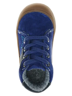 Leder-Sneakers In Blau -Baby Kleidung lamino leder sneakers in blau 5