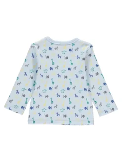 Pyjama In Hellblau -Baby Kleidung lamino pyjama in hellblau 2