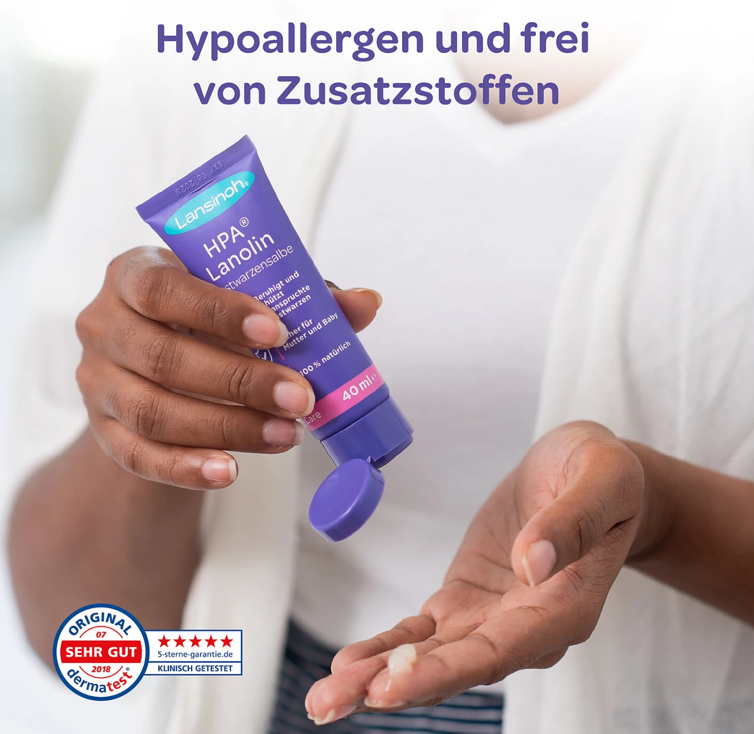 Lansinoh Brustwarzensalbe Lanolin, 40 Ml 7 Lansinoh Brustwarzensalbe Lanolin, 40 Ml – Bild 7