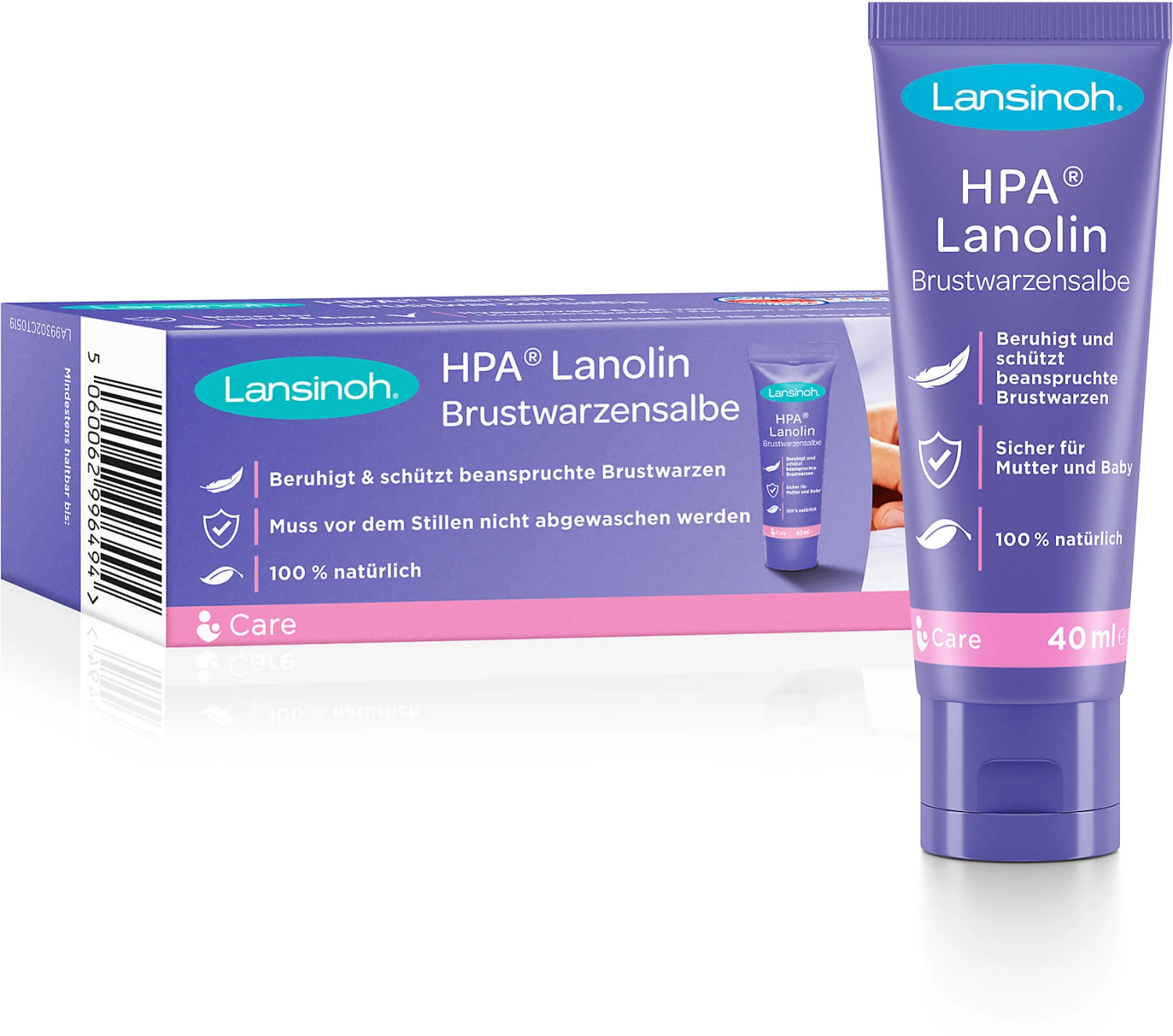 Lansinoh Brustwarzensalbe Lanolin, 40 Ml 1 Lansinoh Brustwarzensalbe Lanolin, 40 Ml
