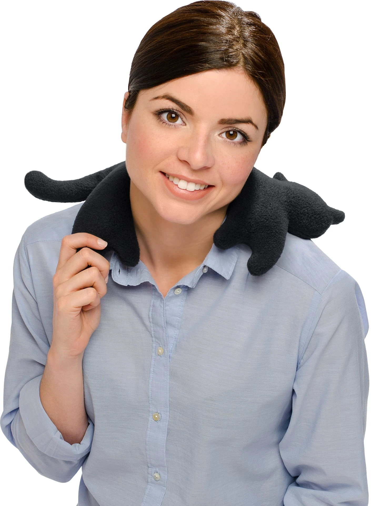 Wärmekissen "Katze Minina" Stehend In Schwarz - (L) 39 X (B) 17 Cm 2 Wärmekissen "Katze Minina" Stehend In Schwarz - (L) 39 X (B) 17 Cm – Bild 2