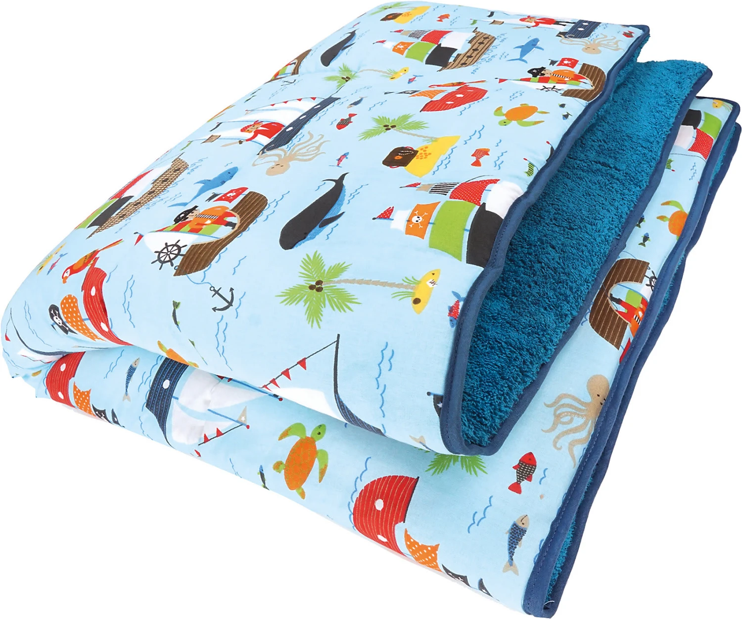 ALADIN Krabbeldecke - Piraten, Blau, 100 X 135 Cm 1 ALADIN Krabbeldecke - Piraten, Blau, 100 X 135 Cm