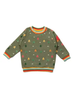 Sweatshirt "Winter Woods" In Khaki