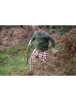 Sweatshirt "Winter Woods" In Khaki 7 Sweatshirt "Winter Woods" In Khaki -Baby Kleidung little green radicals sweatshirt winter woods in khaki 3