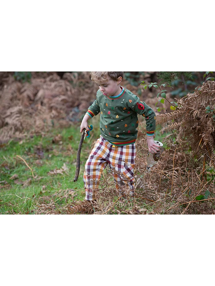 Sweatshirt "Winter Woods" In Khaki 4 Sweatshirt "Winter Woods" In Khaki – Bild 4