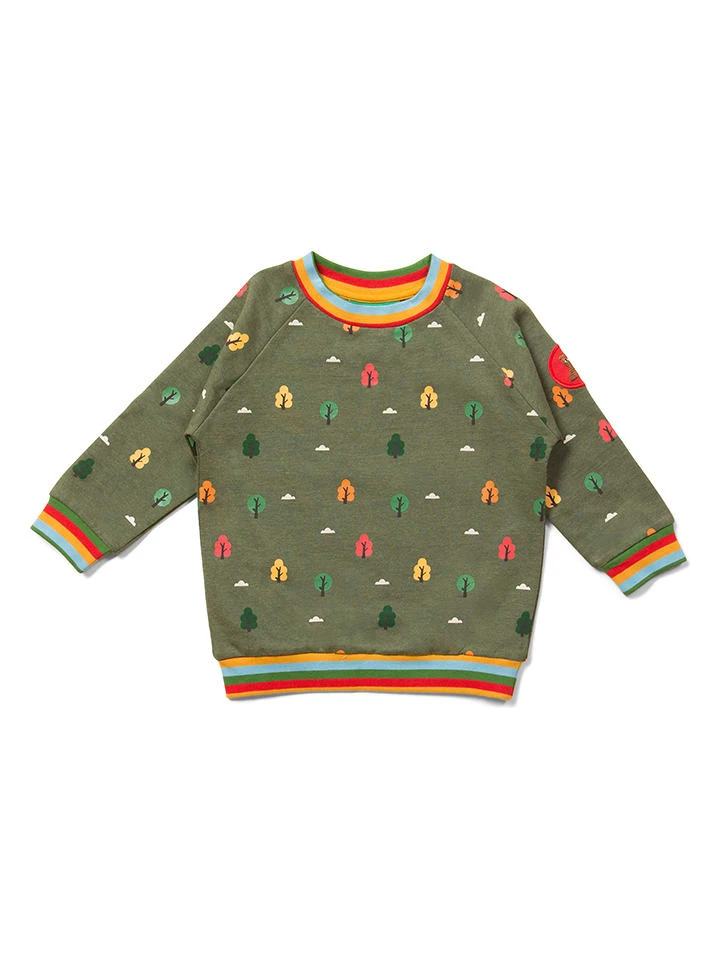 Sweatshirt "Winter Woods" In Khaki 1 Sweatshirt "Winter Woods" In Khaki