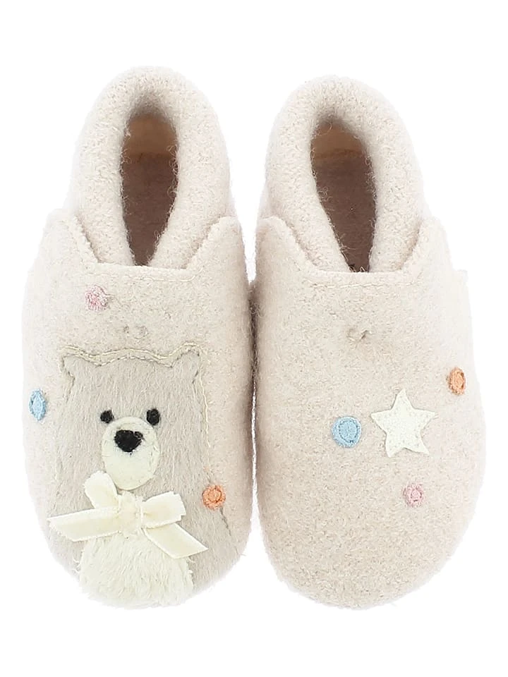 Hausschuhe ""Newborn" Teddybär" In Beige 1 Hausschuhe ""Newborn" Teddybär" In Beige
