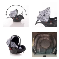 Babyschale Pluto Gruppe 0+ In Schwarz -Baby Kleidung lorelli babyschale pluto gruppe 0 in schwarz 2