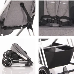 Kombikinderwagen Angel 3 In 1 In Grau -Baby Kleidung lorelli kombikinderwagen angel 3 in 1 in grau 6